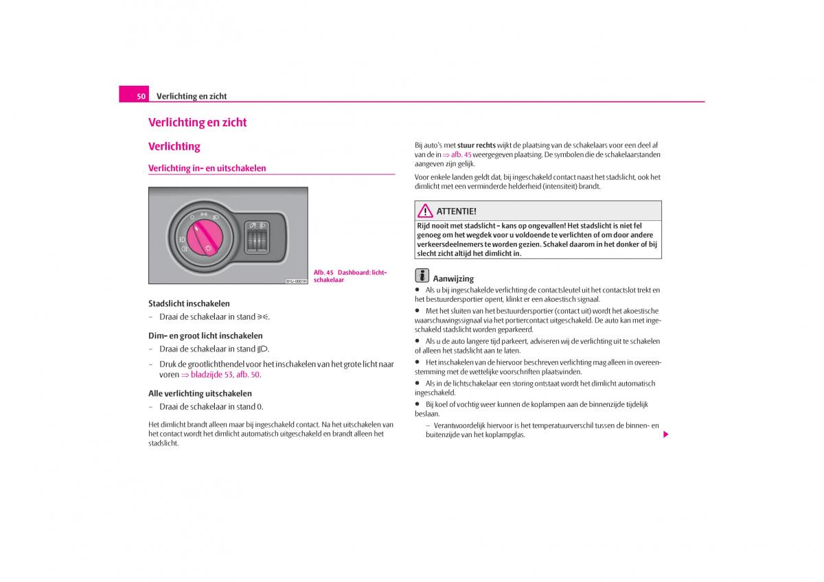 Skoda Octavia I 1 handleiding / page 51