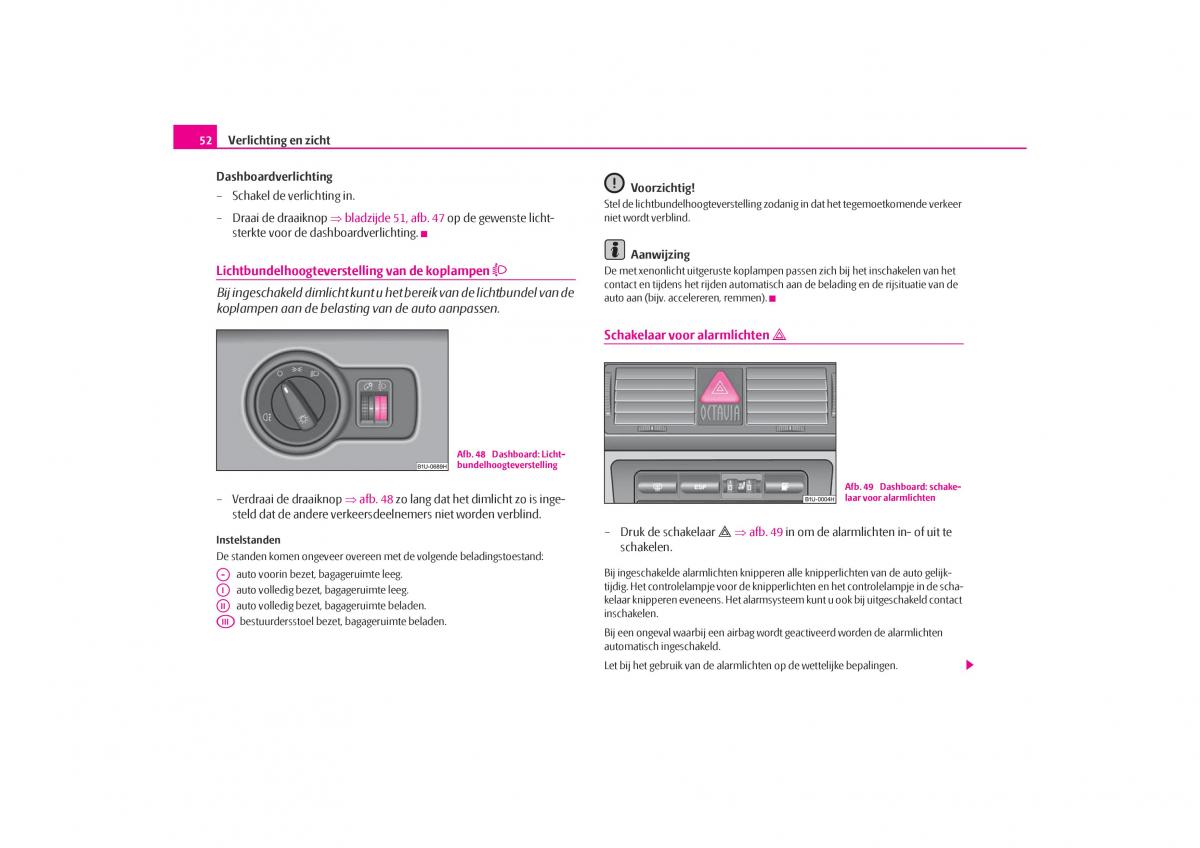 Skoda Octavia I 1 handleiding / page 53