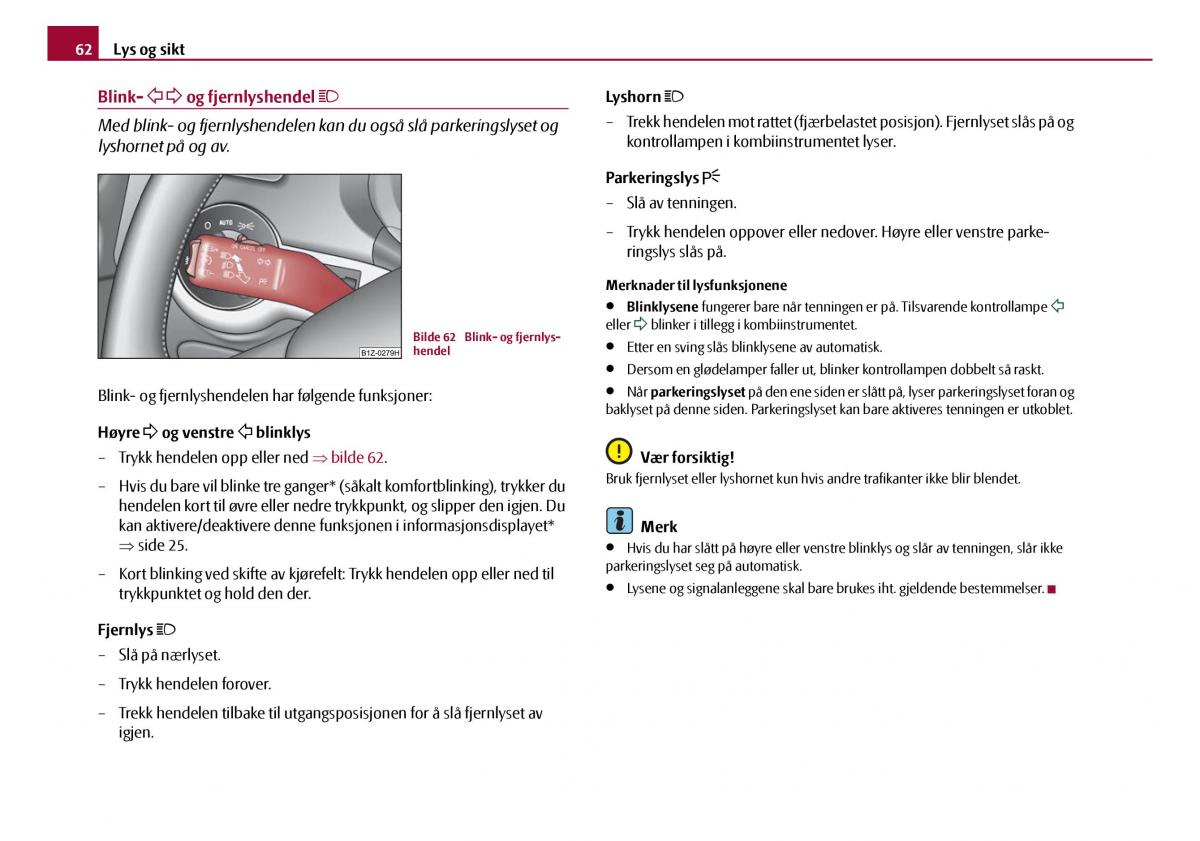 Skoda Octavia I 1 bruksanvisningen / page 63