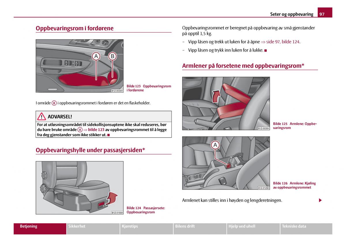 Skoda Octavia I 1 bruksanvisningen / page 98