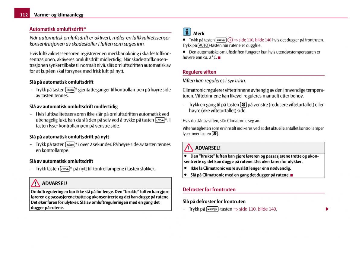 Skoda Octavia I 1 bruksanvisningen / page 113