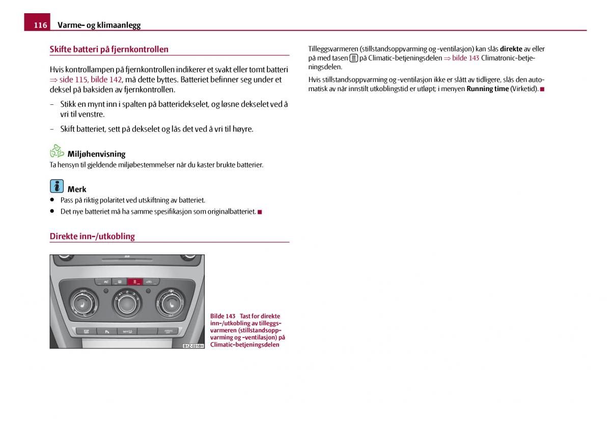 Skoda Octavia I 1 bruksanvisningen / page 117