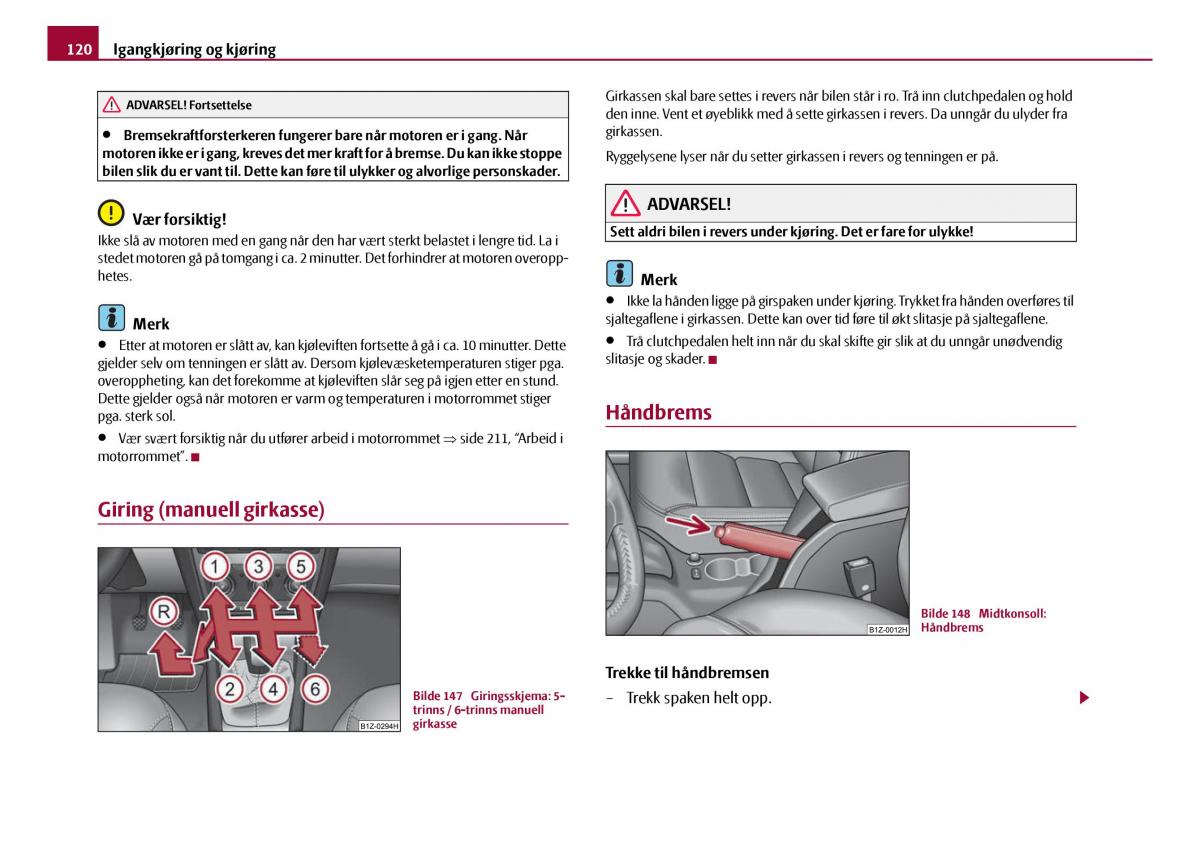 Skoda Octavia I 1 bruksanvisningen / page 121