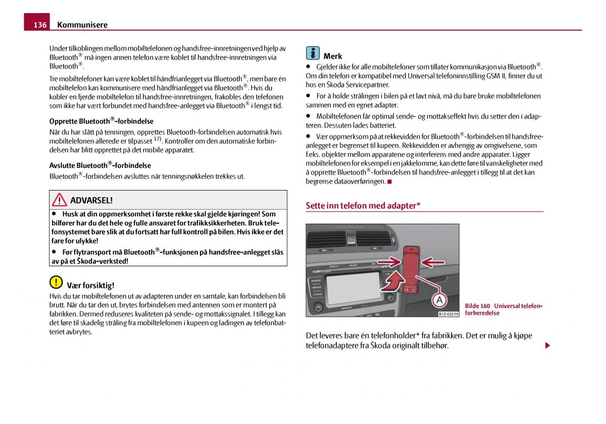 Skoda Octavia I 1 bruksanvisningen / page 137