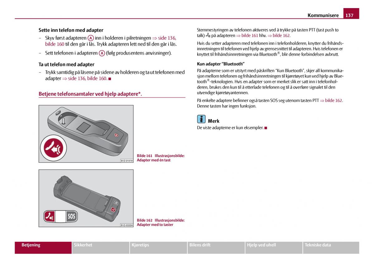 Skoda Octavia I 1 bruksanvisningen / page 138