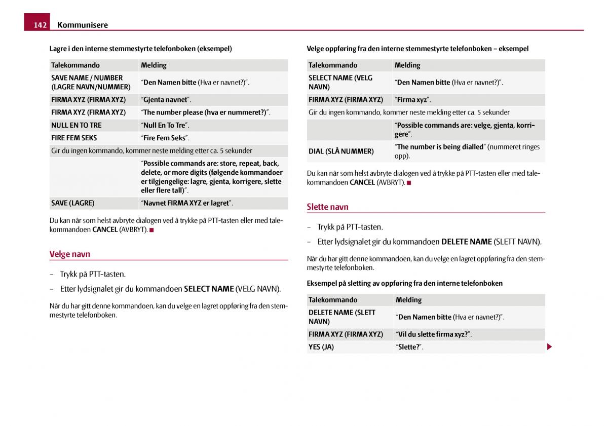 Skoda Octavia I 1 bruksanvisningen / page 143