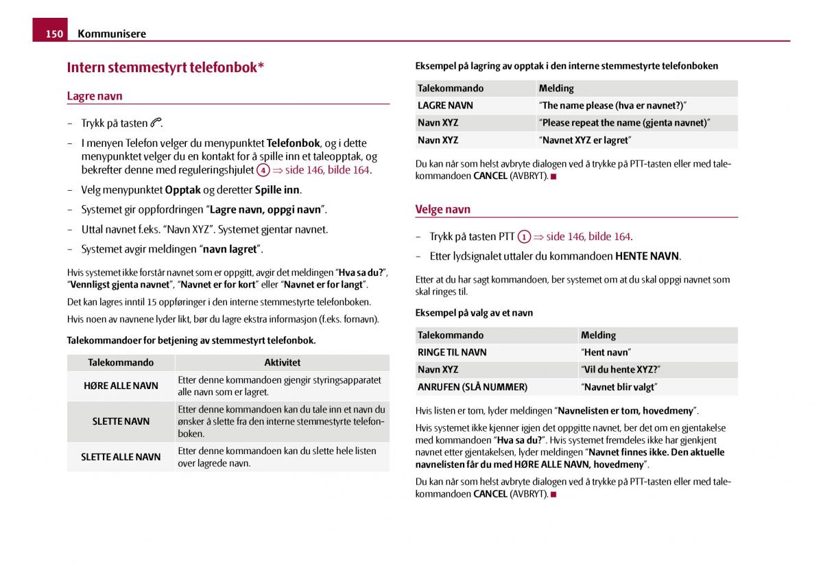 Skoda Octavia I 1 bruksanvisningen / page 151