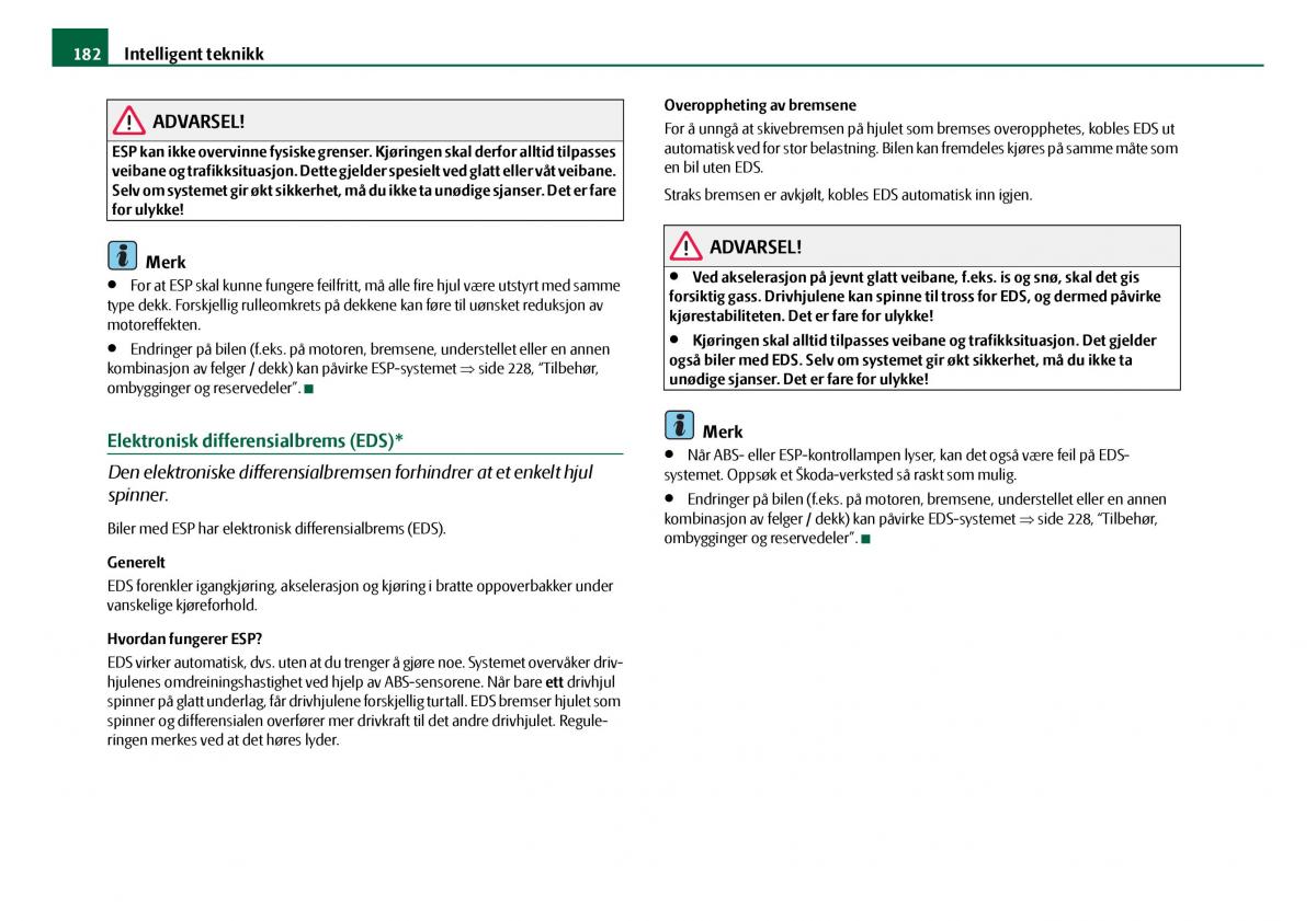 Skoda Octavia I 1 bruksanvisningen / page 183