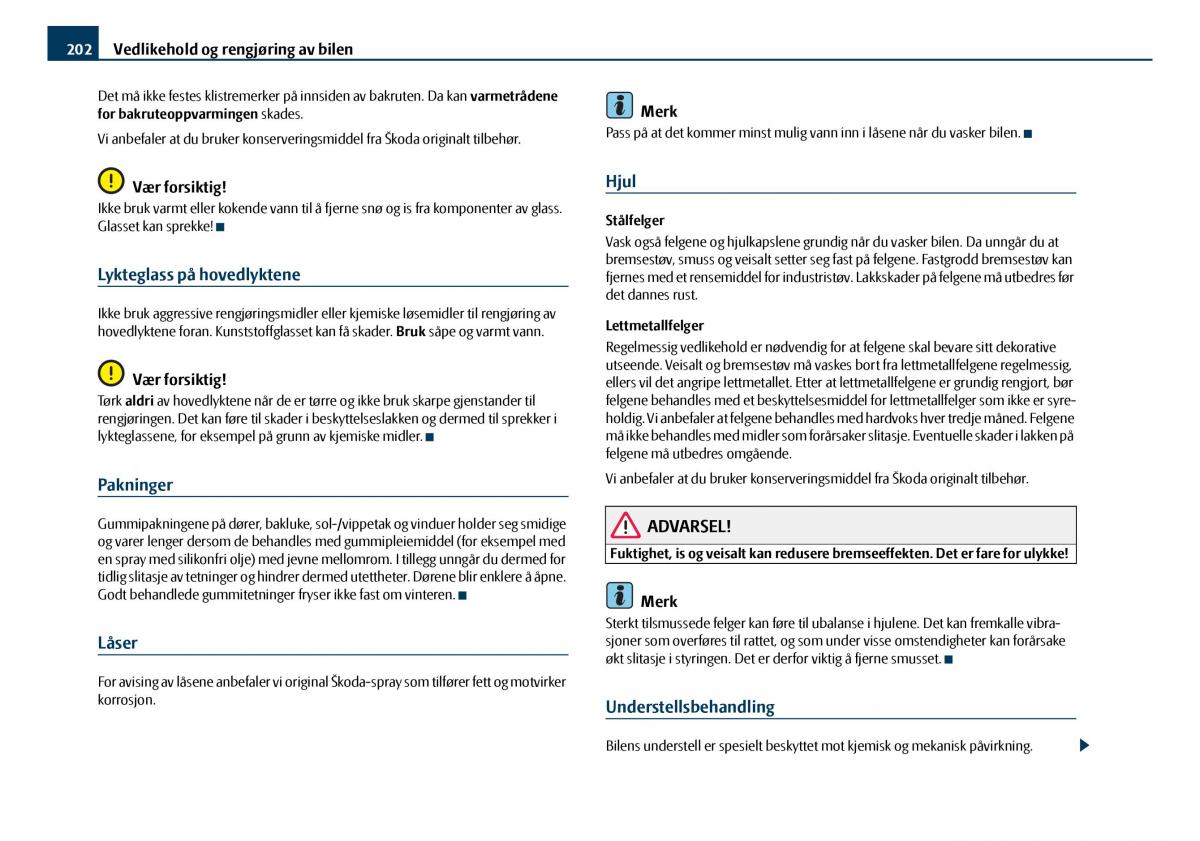 Skoda Octavia I 1 bruksanvisningen / page 203