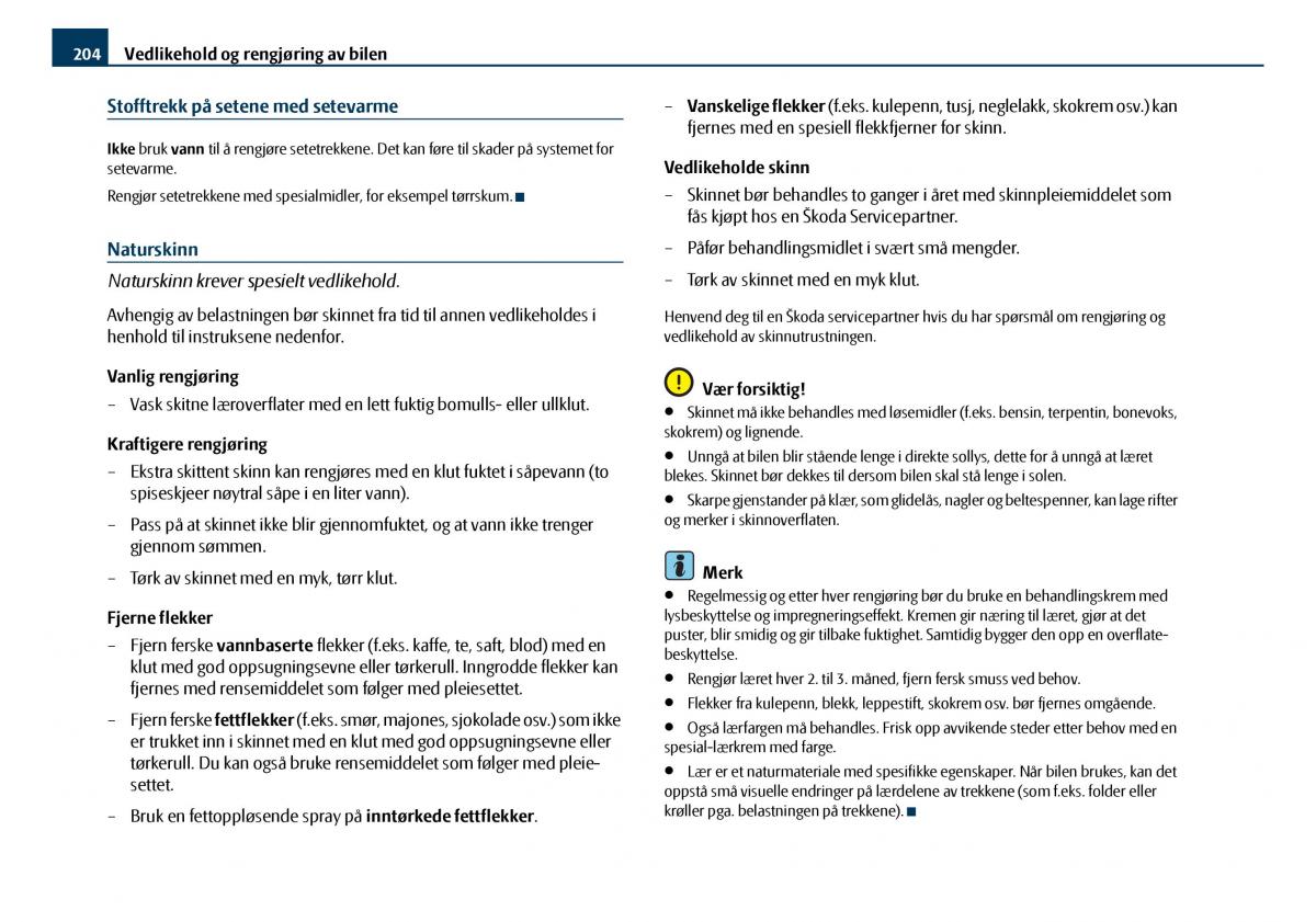 Skoda Octavia I 1 bruksanvisningen / page 205