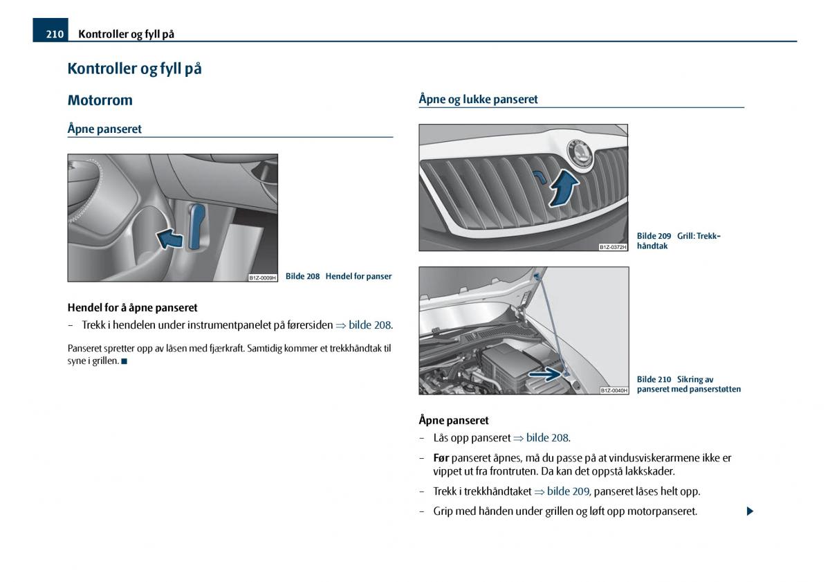 Skoda Octavia I 1 bruksanvisningen / page 211