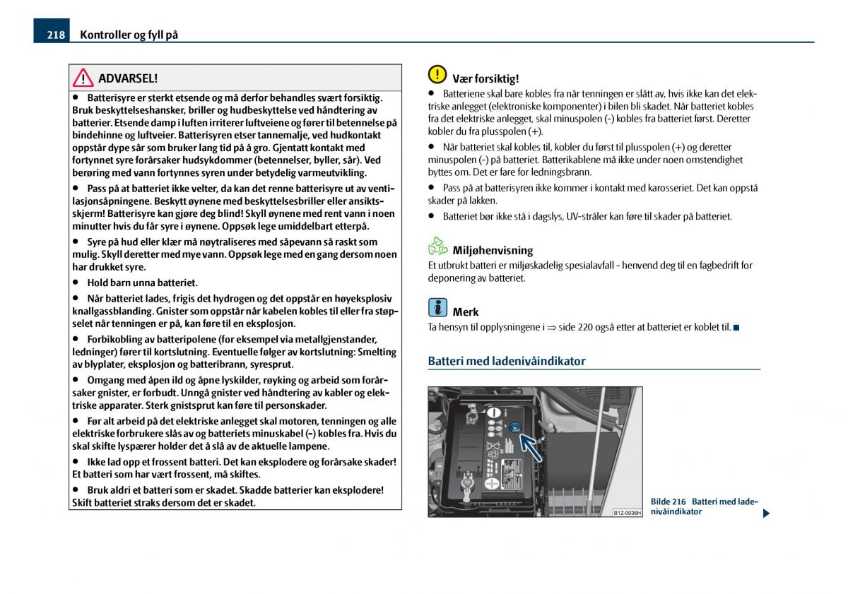 Skoda Octavia I 1 bruksanvisningen / page 219