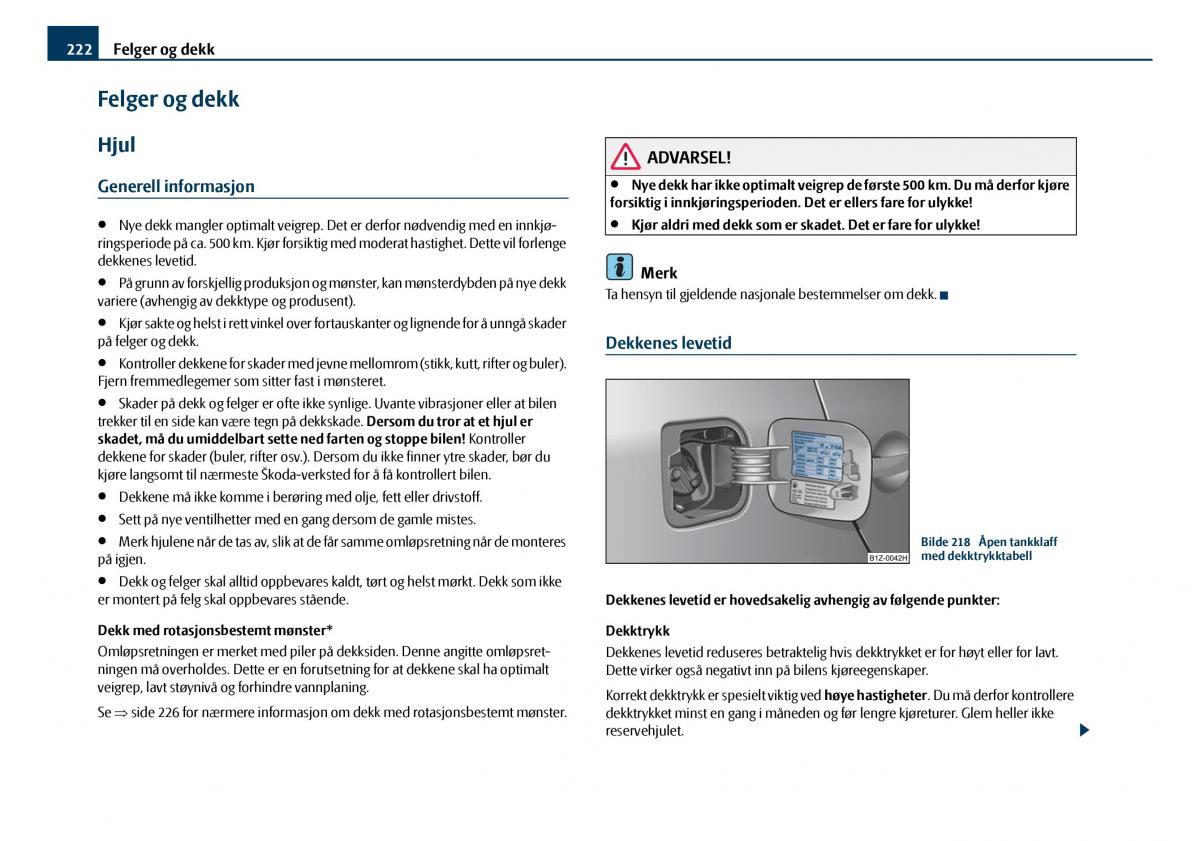 Skoda Octavia I 1 bruksanvisningen / page 223