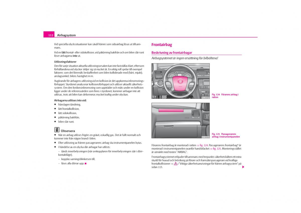 Skoda Octavia I 1 instruktionsbok / page 113