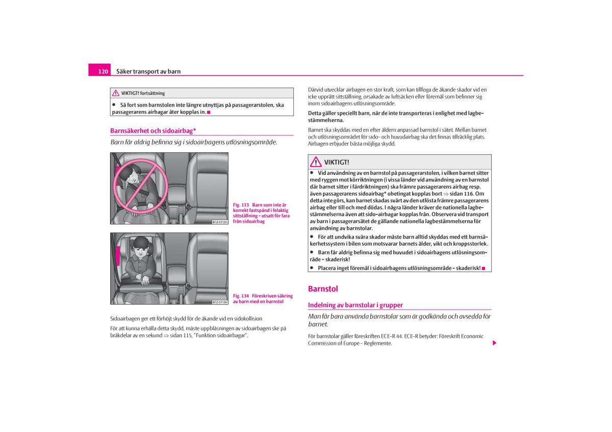 Skoda Octavia I 1 instruktionsbok / page 121