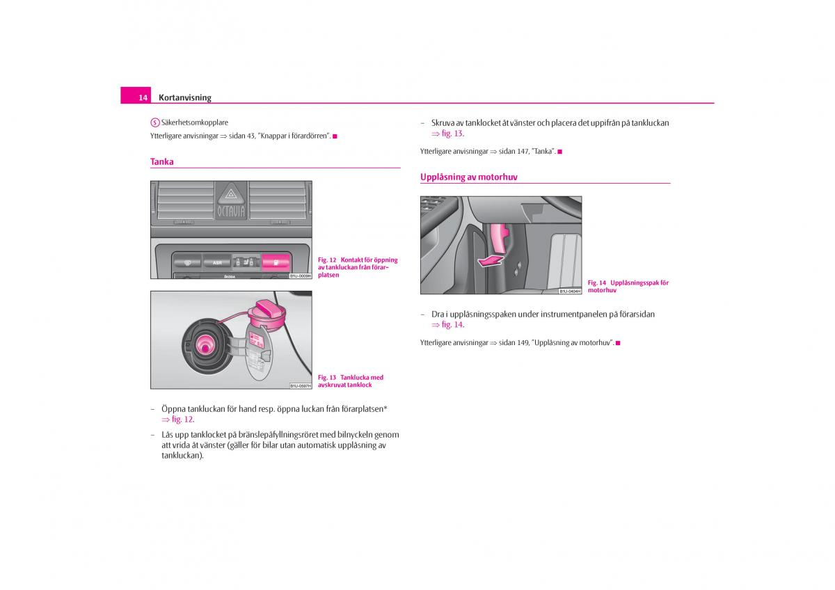 Skoda Octavia I 1 instruktionsbok / page 15