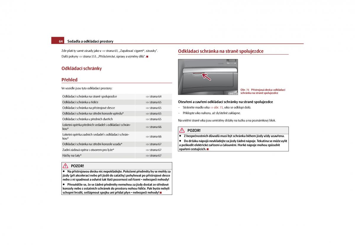 Skoda Octavia II 2 navod k obsludze / page 65