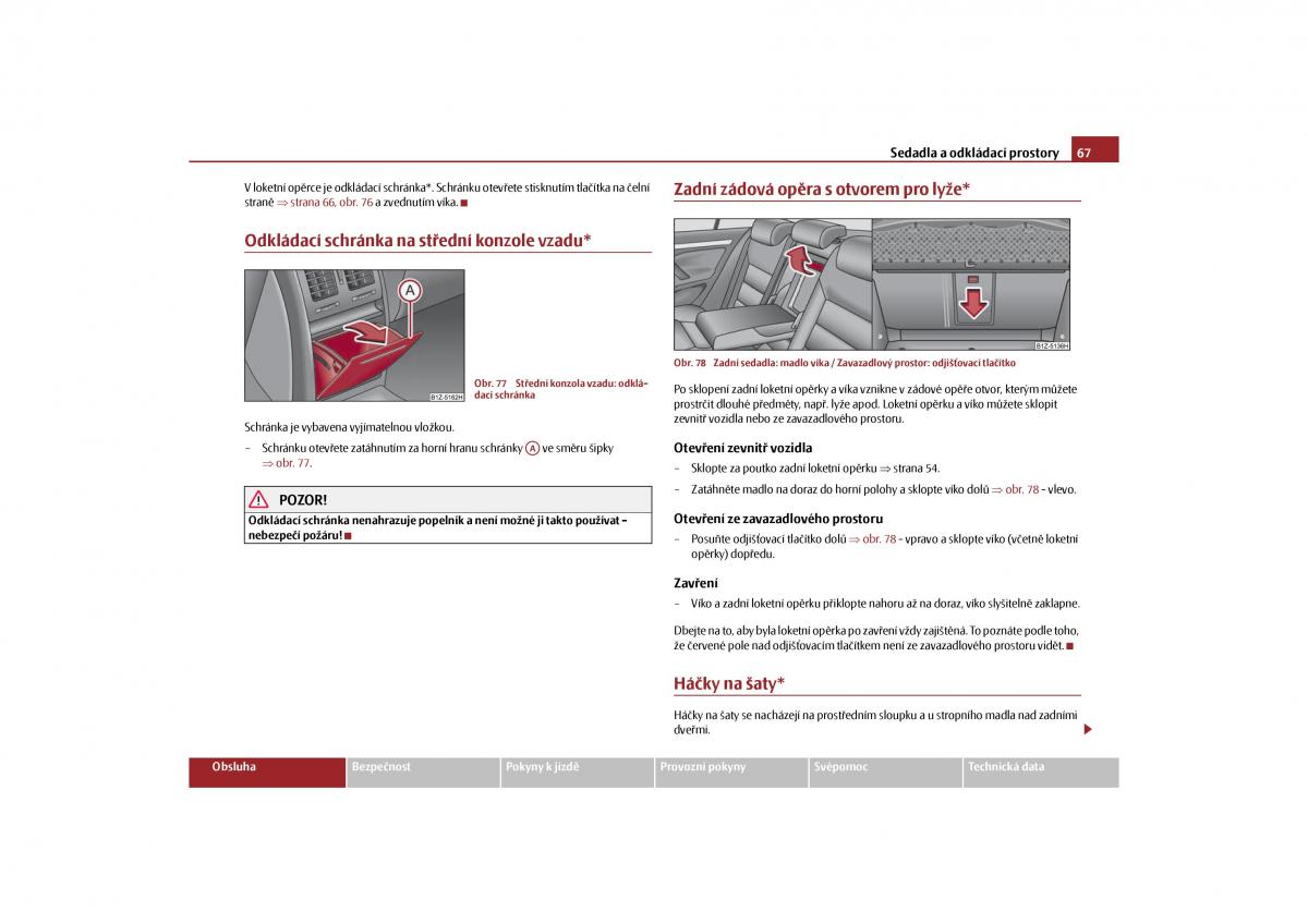Skoda Octavia II 2 navod k obsludze / page 68