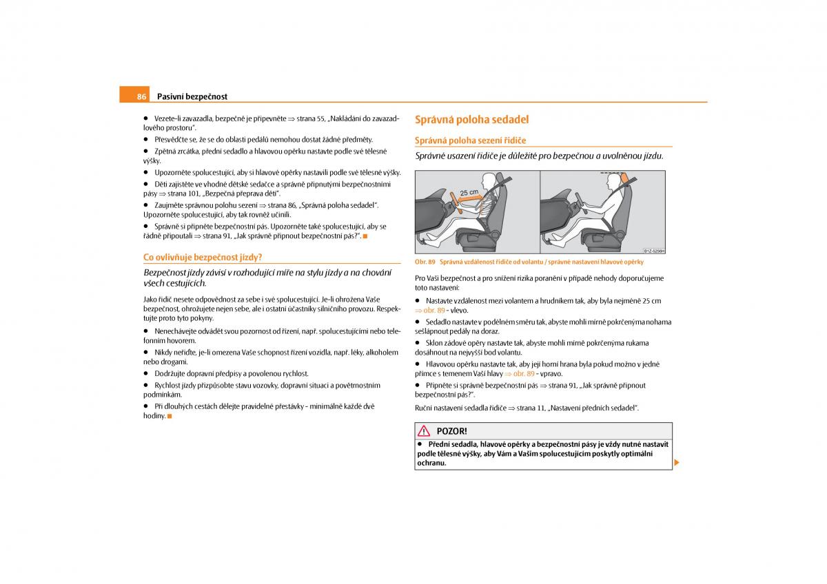 Skoda Octavia II 2 navod k obsludze / page 87