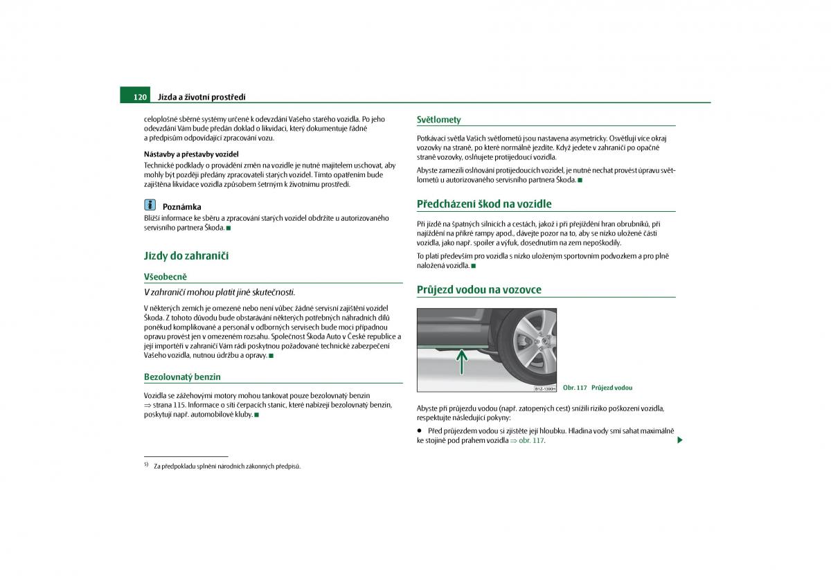 Skoda Octavia II 2 navod k obsludze / page 121