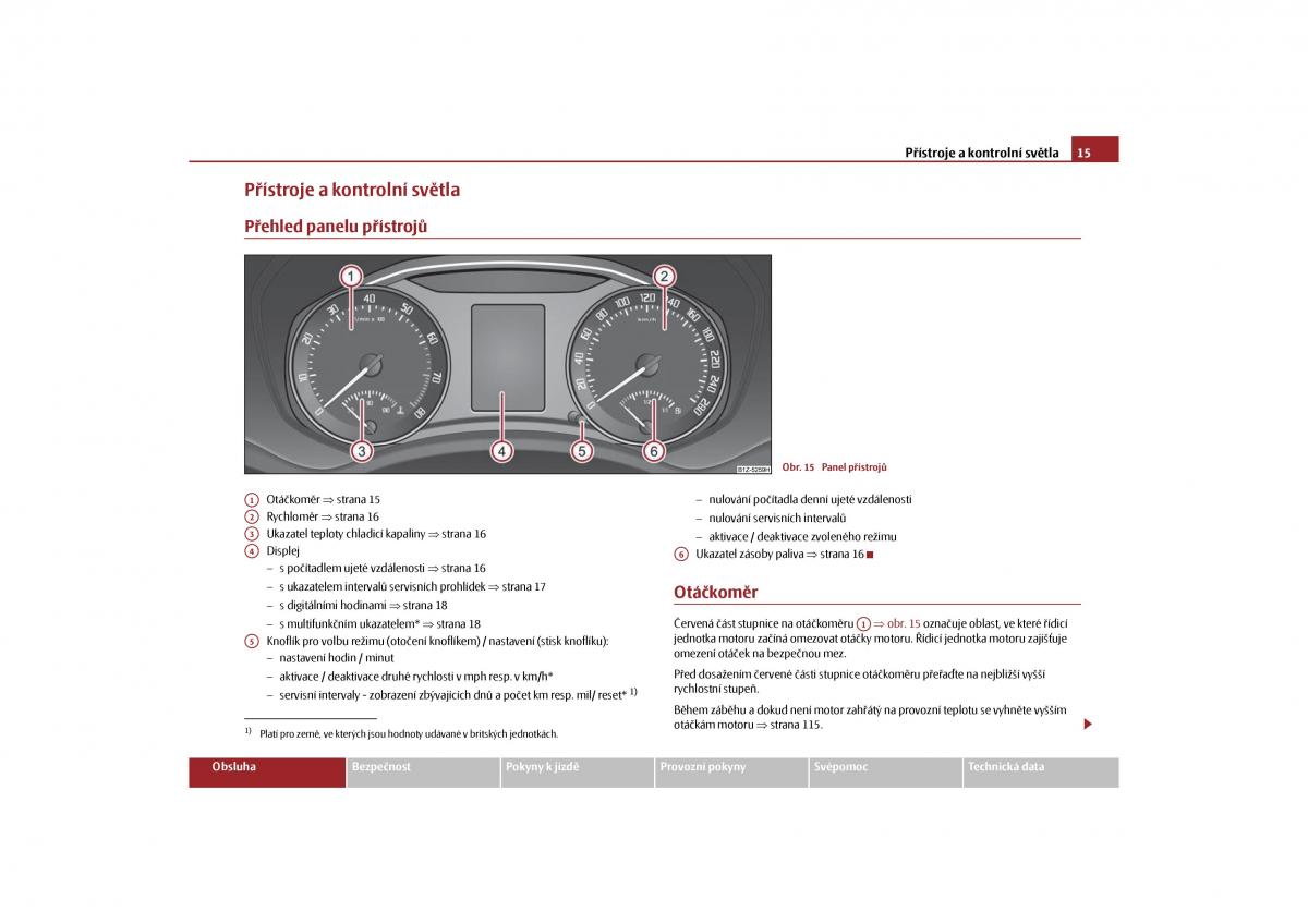 Skoda Octavia II 2 navod k obsludze / page 16