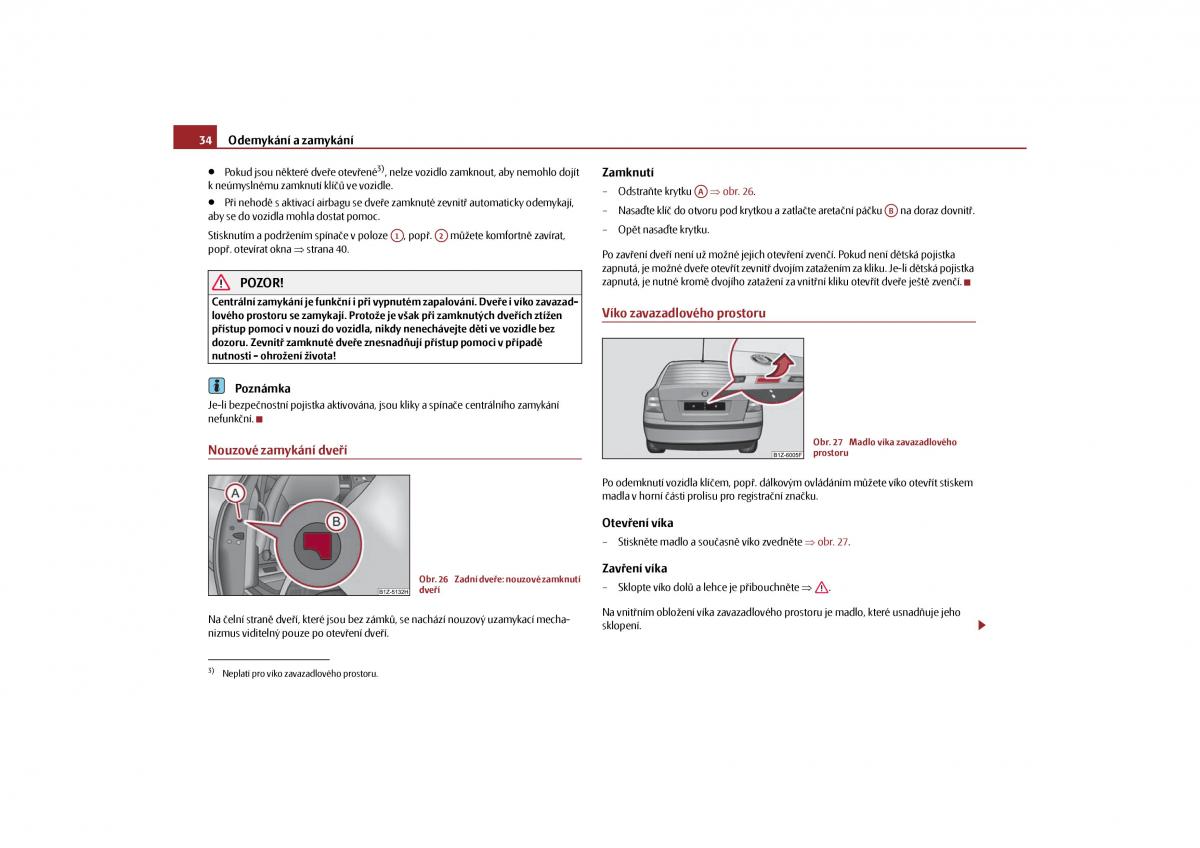 Skoda Octavia II 2 navod k obsludze / page 35