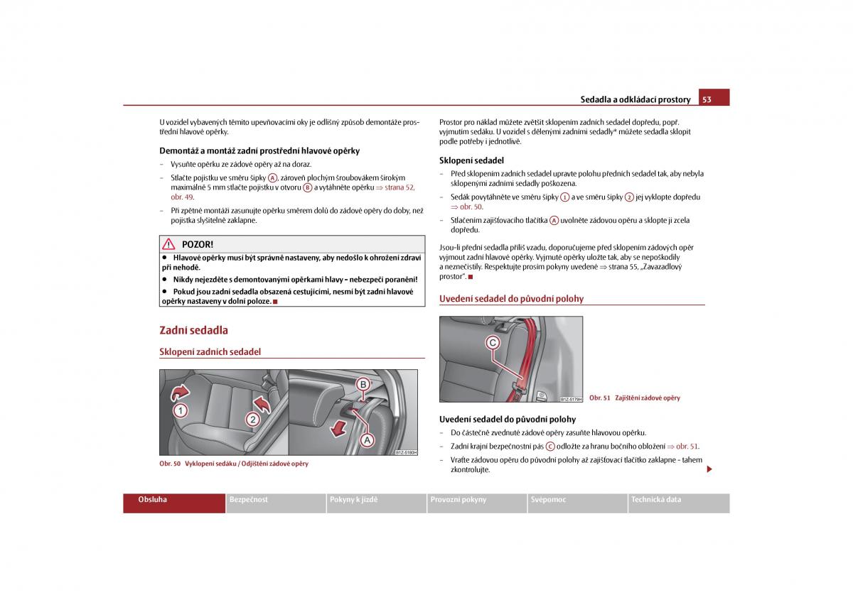 Skoda Octavia II 2 navod k obsludze / page 54