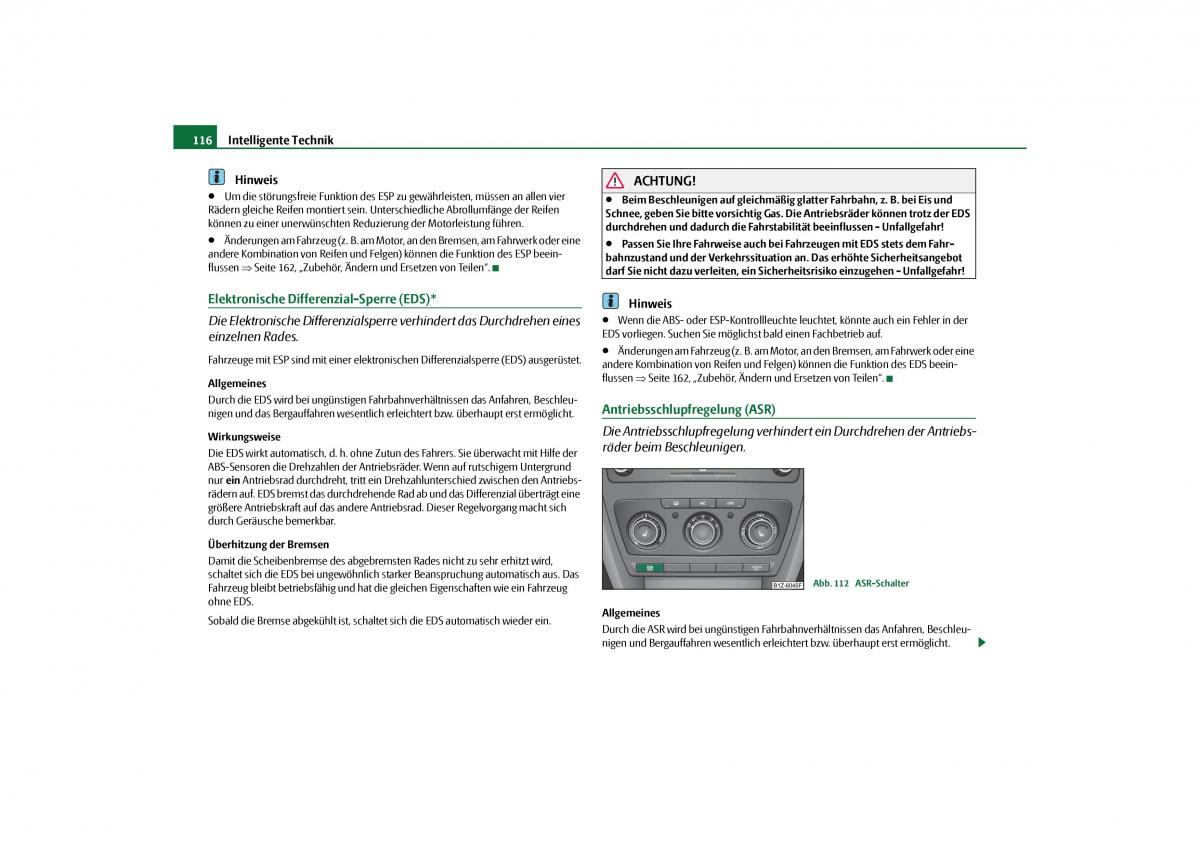 Skoda Octavia II 2 Handbuch / page 117