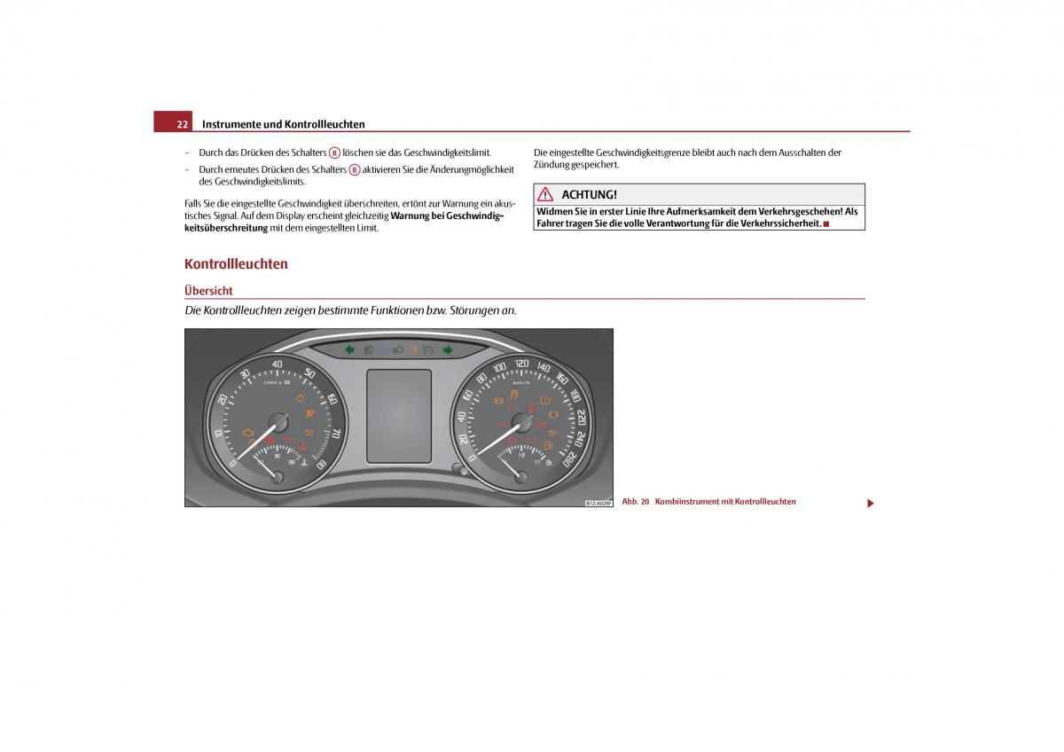 Skoda Octavia II 2 Handbuch / page 23