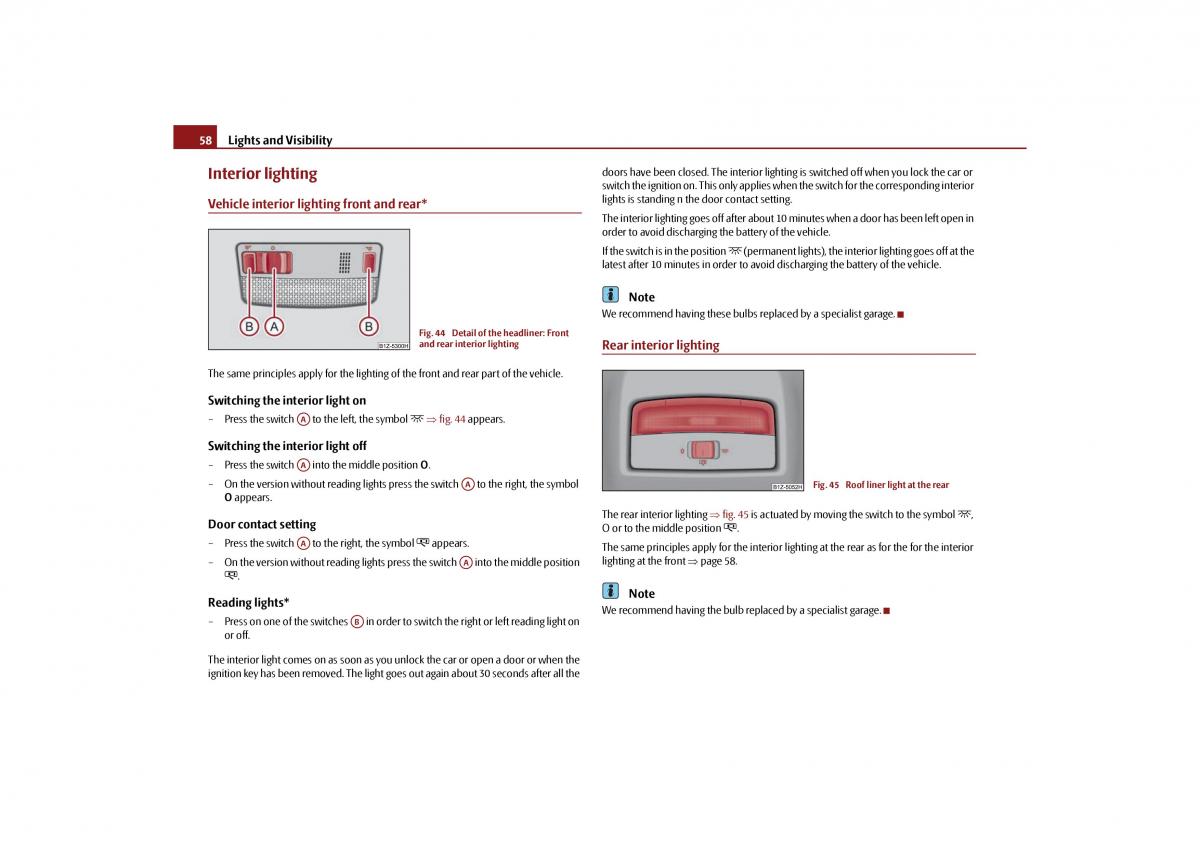 Skoda Octavia II 2 owners manual / page 59