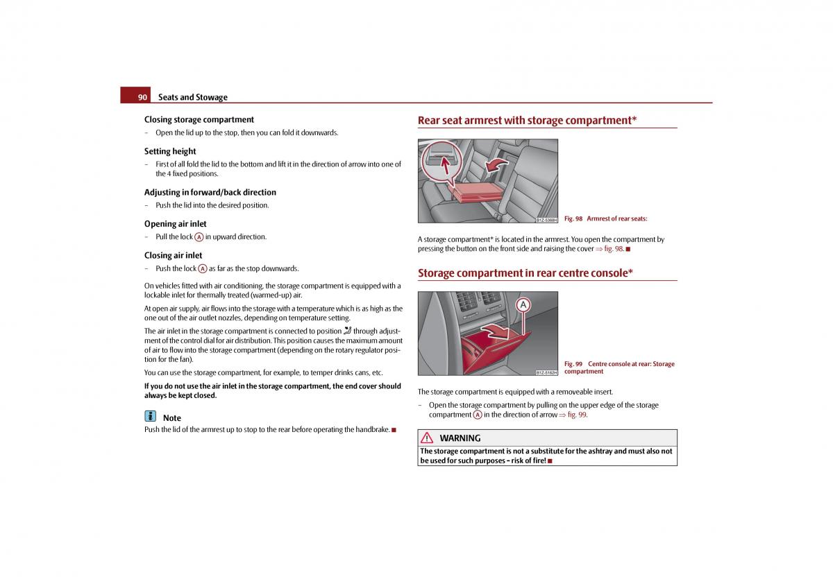 Skoda Octavia II 2 owners manual / page 91