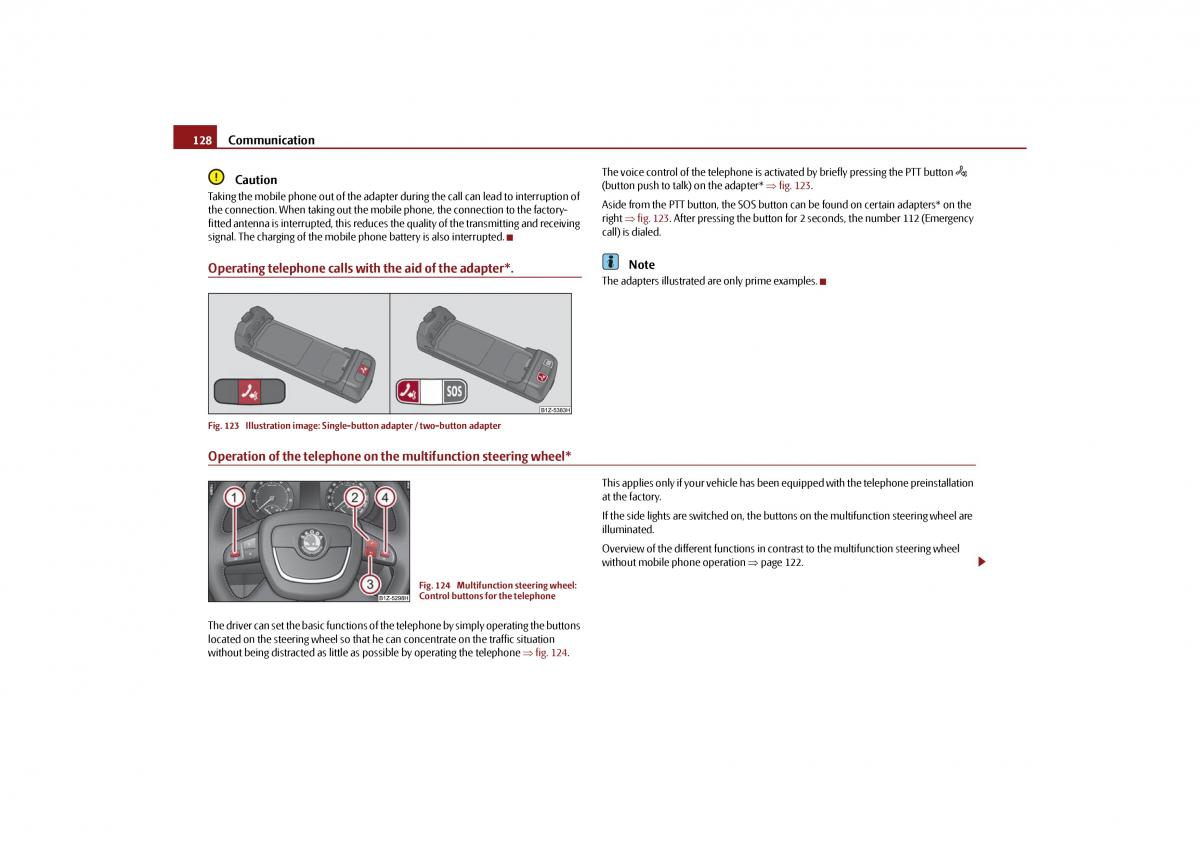 Skoda Octavia II 2 owners manual / page 129