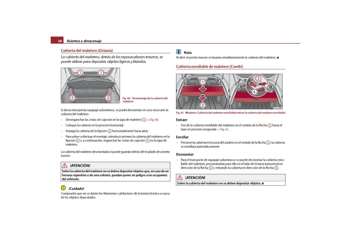 Skoda Octavia II 2 manual del propietario / page 61