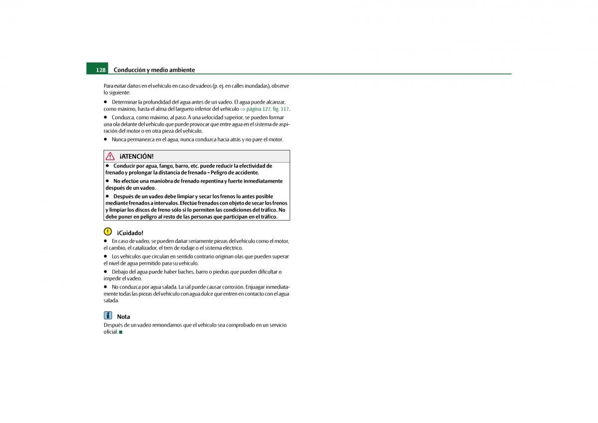 Skoda Octavia II 2 manual del propietario / page 129