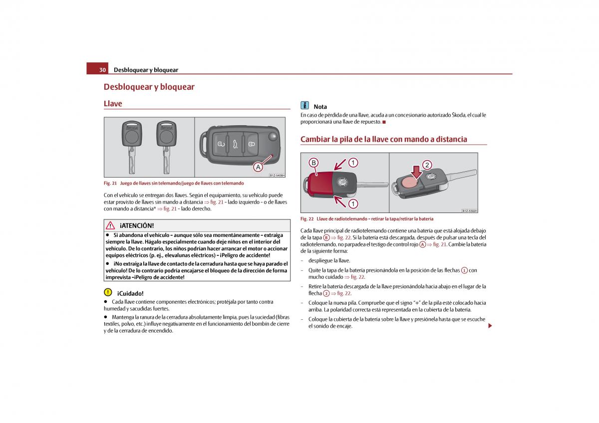 Skoda Octavia II 2 manual del propietario / page 31