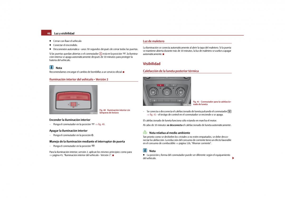 Skoda Octavia II 2 manual del propietario / page 47