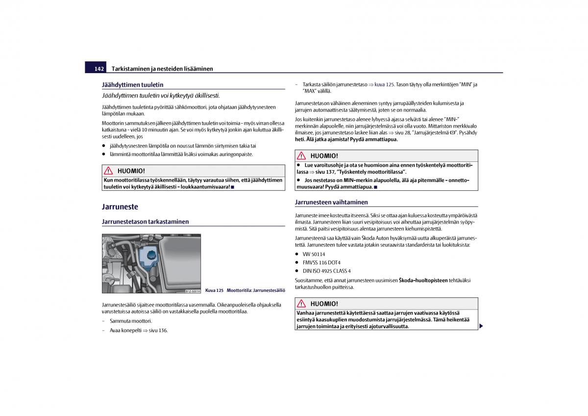 Skoda Octavia II 2 omistajan kasikirja / page 143