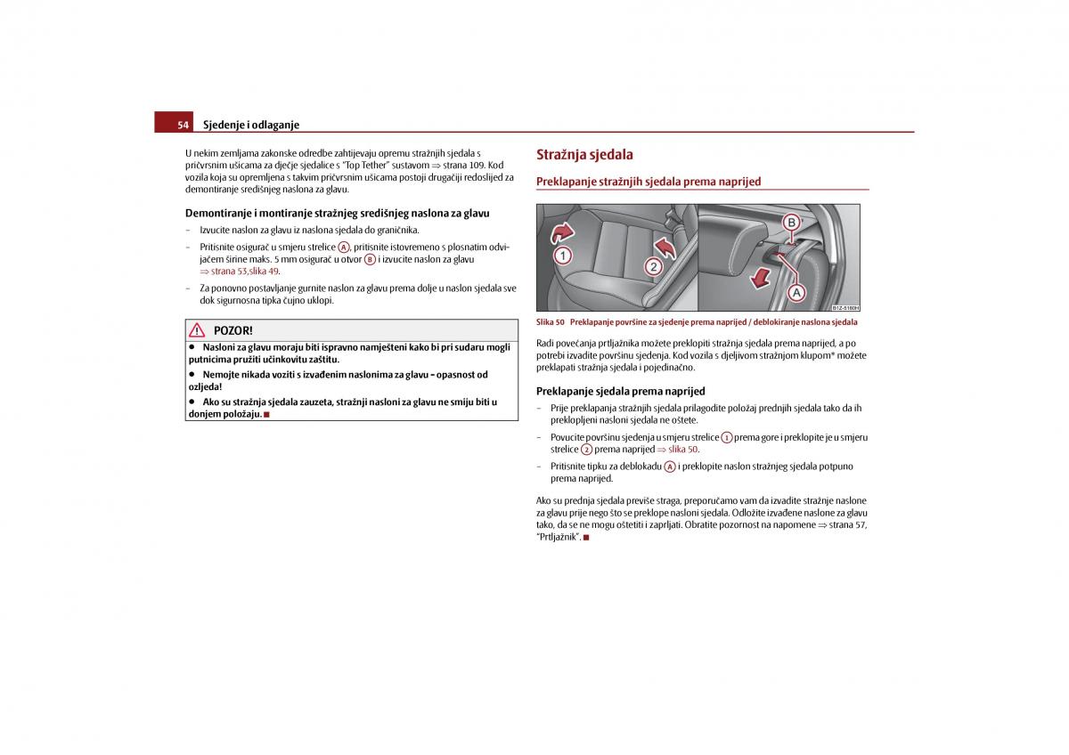 manual scoda octavia skoda octavia ii 2 vlasnicko uputstvo / page 55