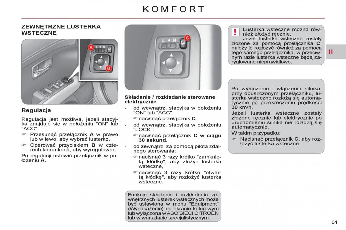 Citroen C Crosser instrukcja obslugi / page 63