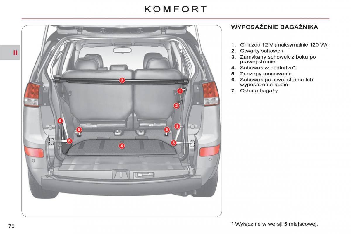 Citroen C Crosser instrukcja obslugi / page 72