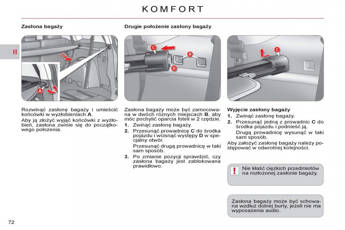 Citroen C Crosser instrukcja obslugi / page 74