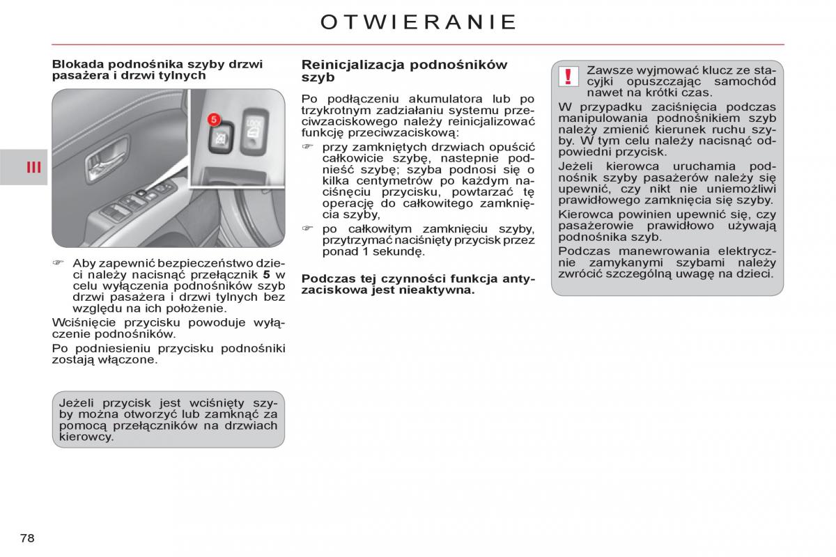 Citroen C Crosser instrukcja obslugi / page 80