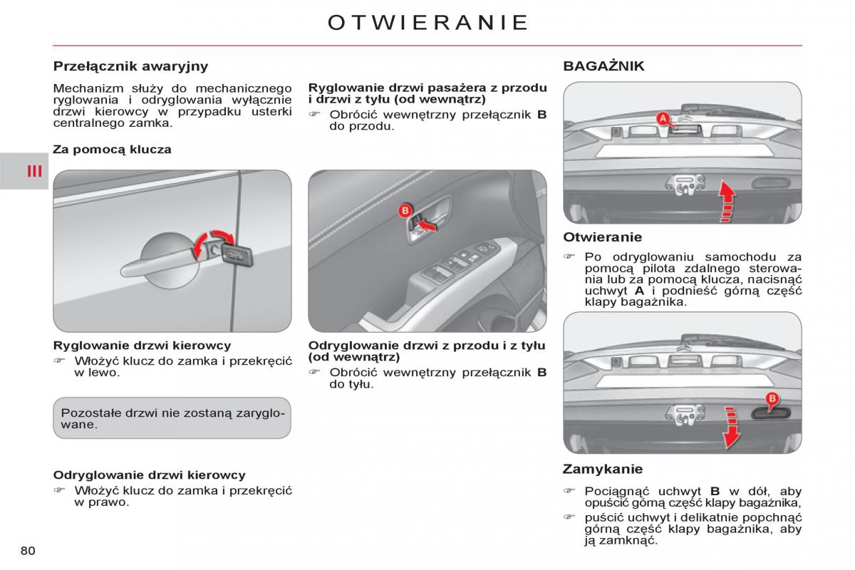 Citroen C Crosser instrukcja obslugi / page 82