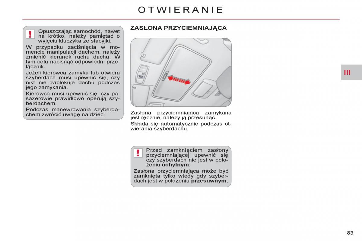 Citroen C Crosser instrukcja obslugi / page 85