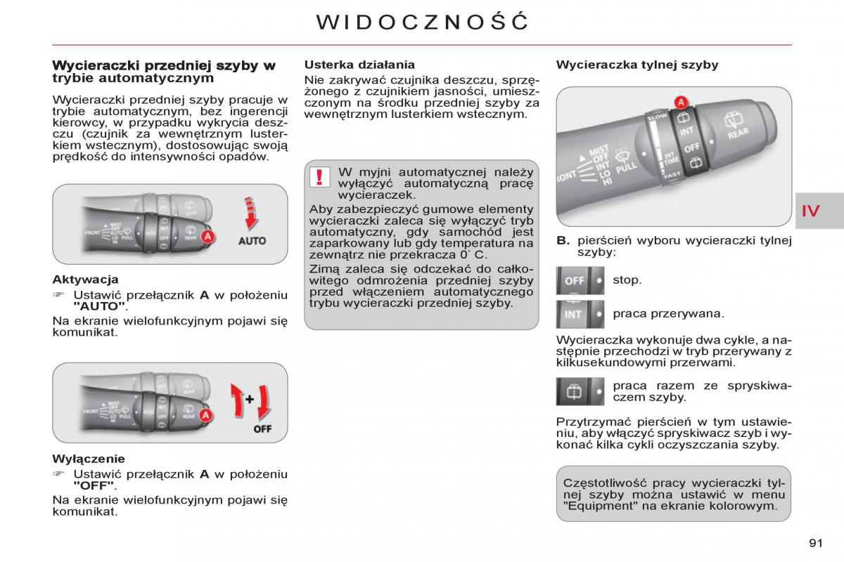 Citroen C Crosser instrukcja obslugi / page 93