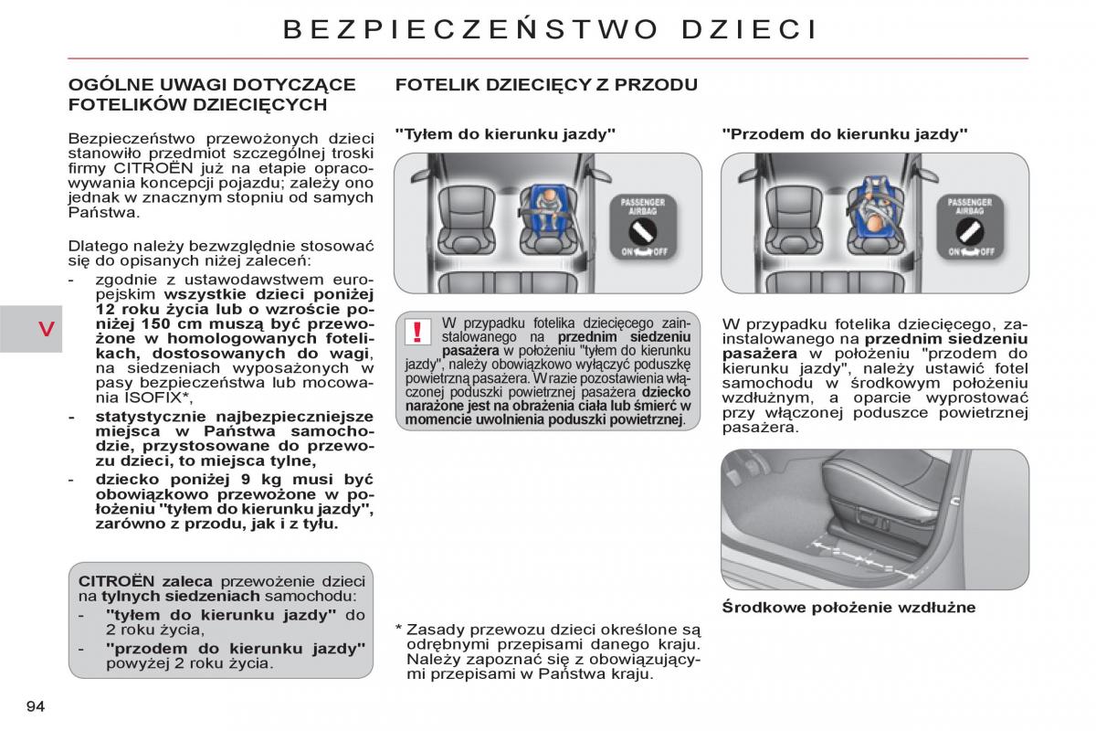 Citroen C Crosser instrukcja obslugi / page 96