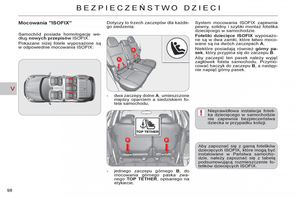 Citroen C Crosser instrukcja obslugi / page 100