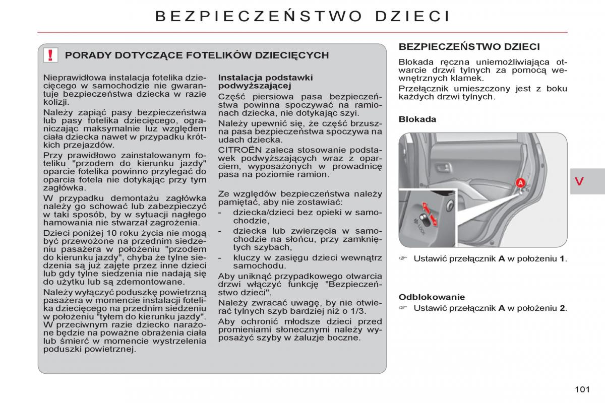 Citroen C Crosser instrukcja obslugi / page 103