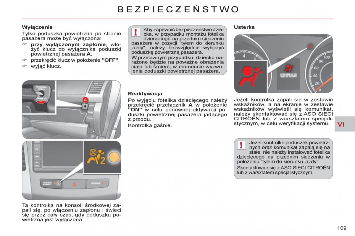 Citroen C Crosser instrukcja obslugi / page 111