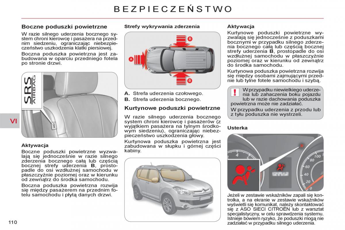 Citroen C Crosser instrukcja obslugi / page 112